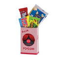 Striped Movie Snack Box w/ Assorted Candies